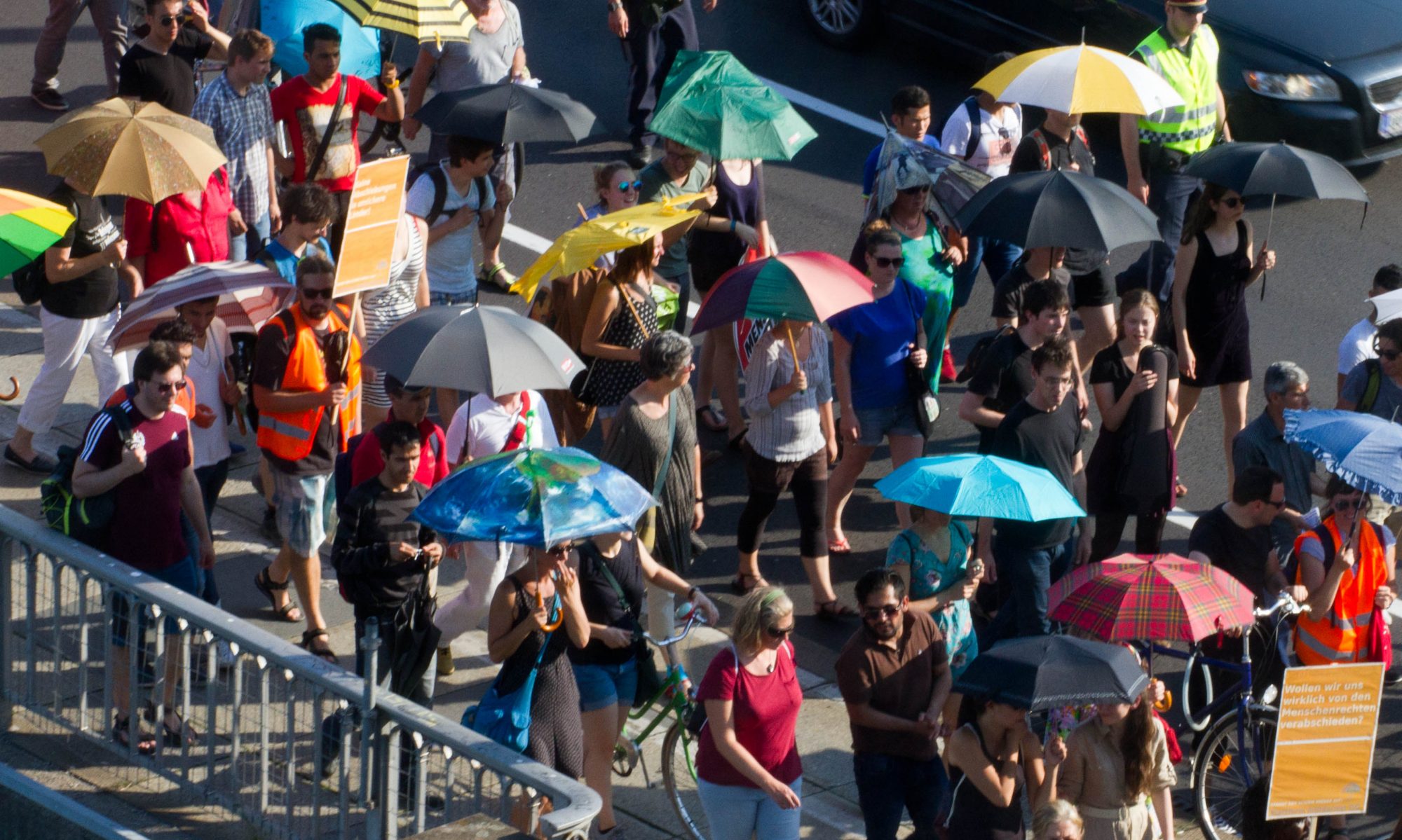 Umbrella March Linz - Plattform Solidarität