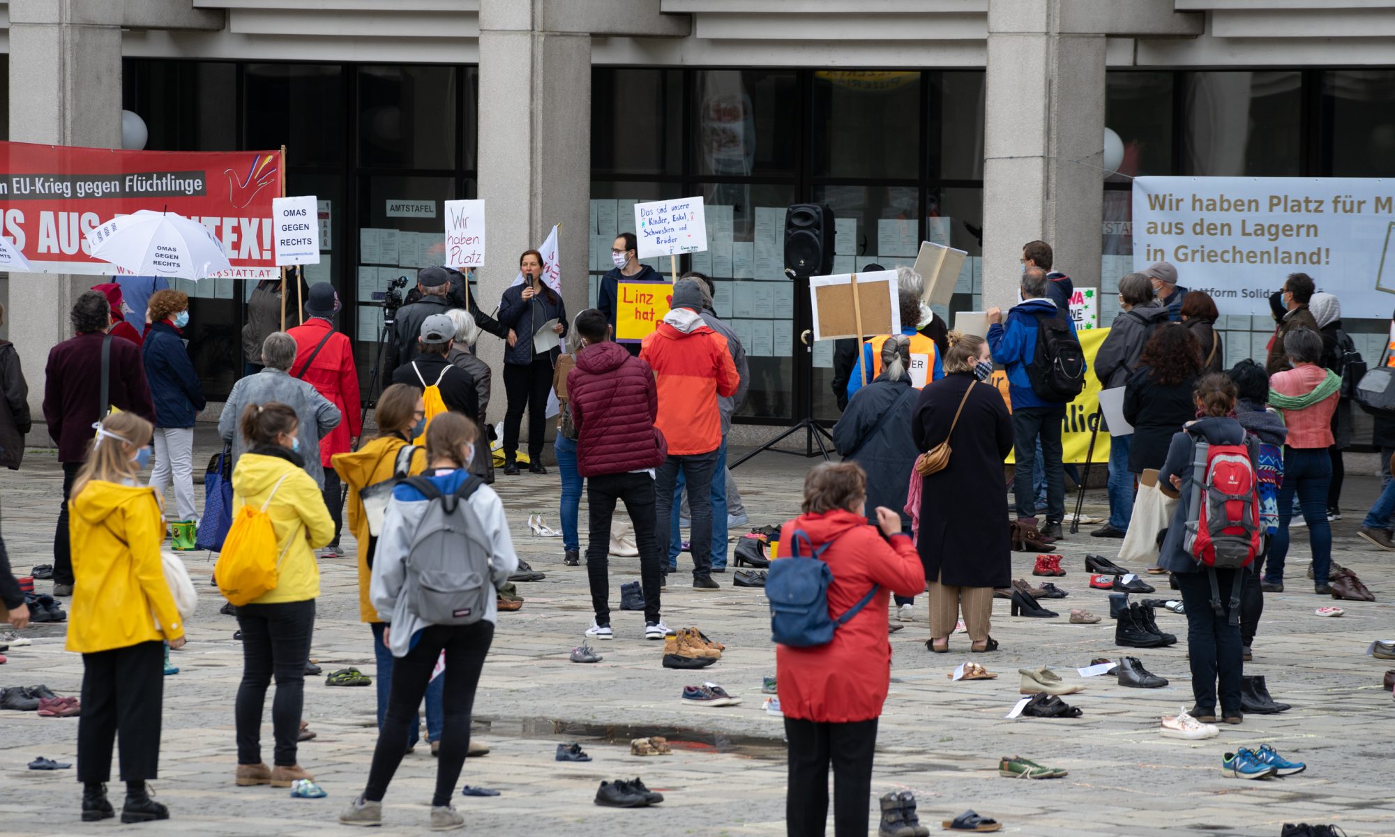 Umbrella March Linz - Plattform Solidarität