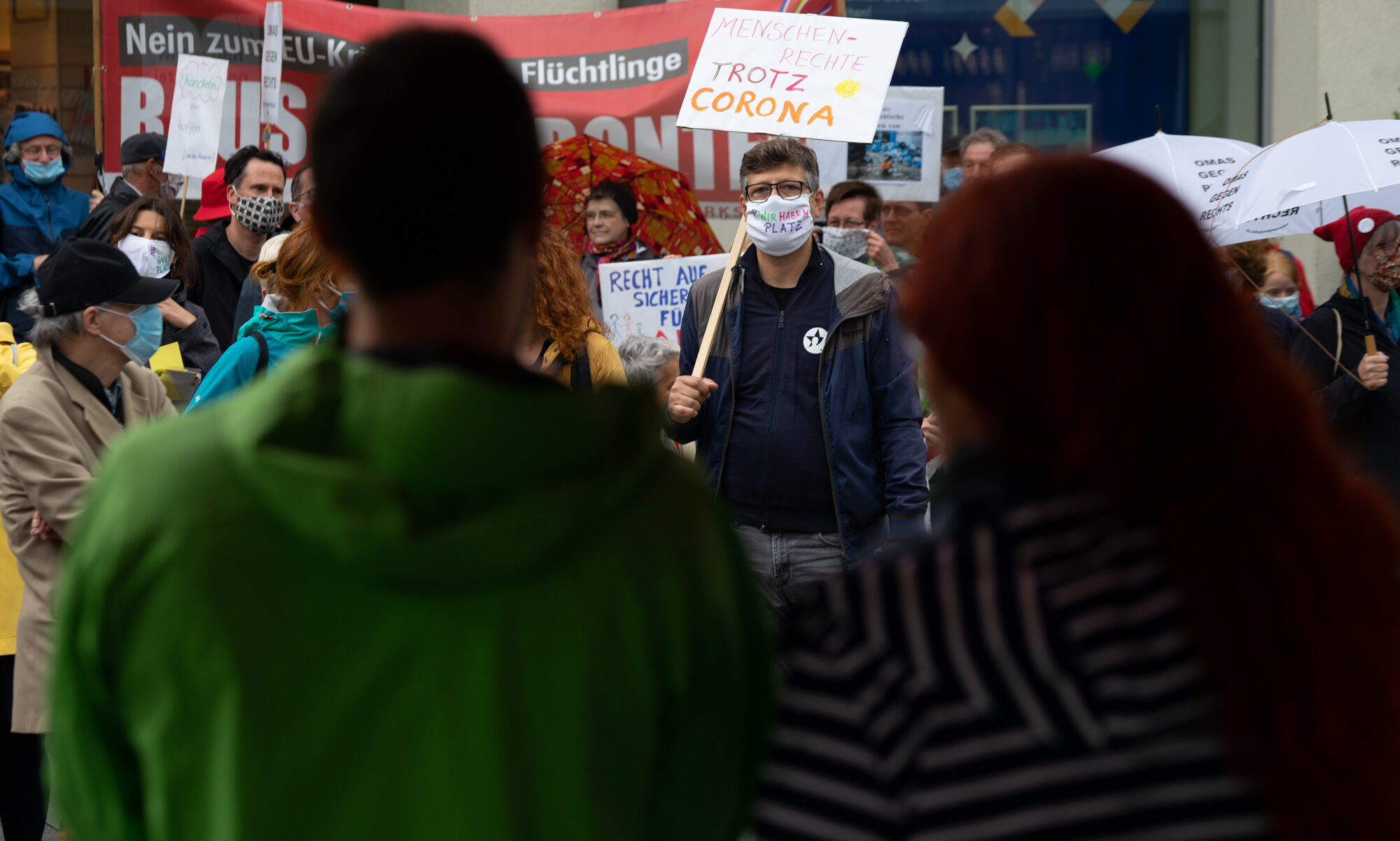 Umbrella March Linz - Plattform Solidarität