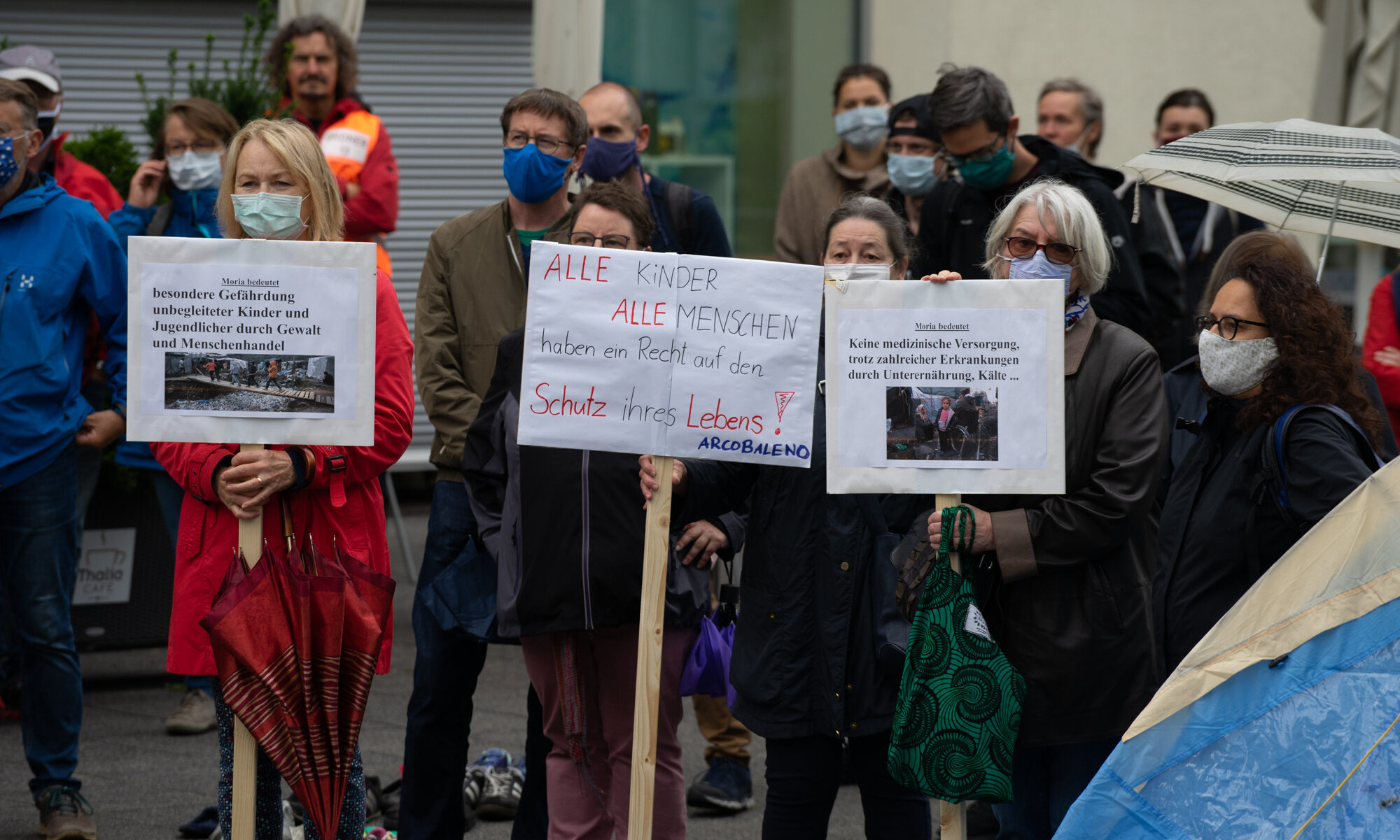 Umbrella March Linz - Plattform Solidarität