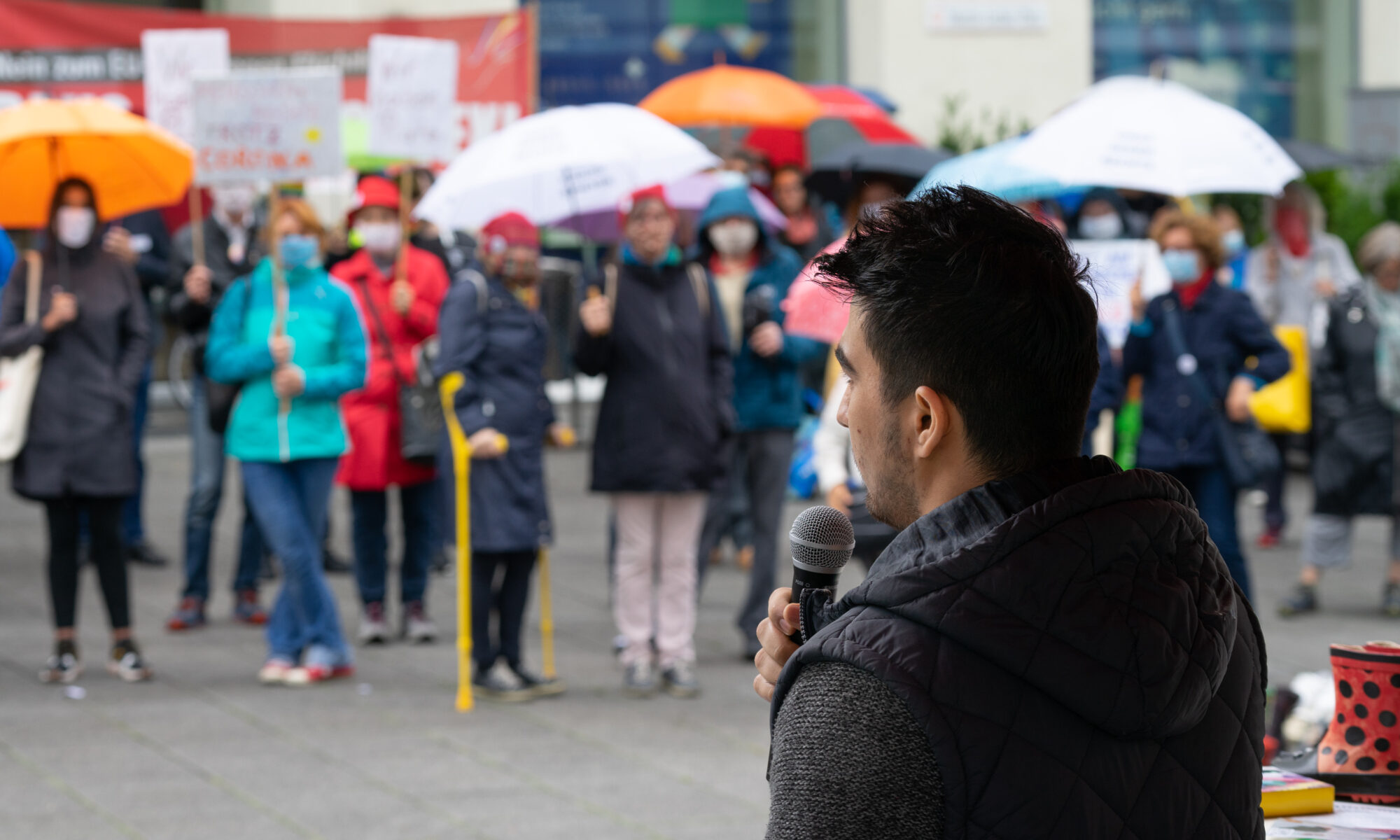 Umbrella March Linz - Plattform Solidarität