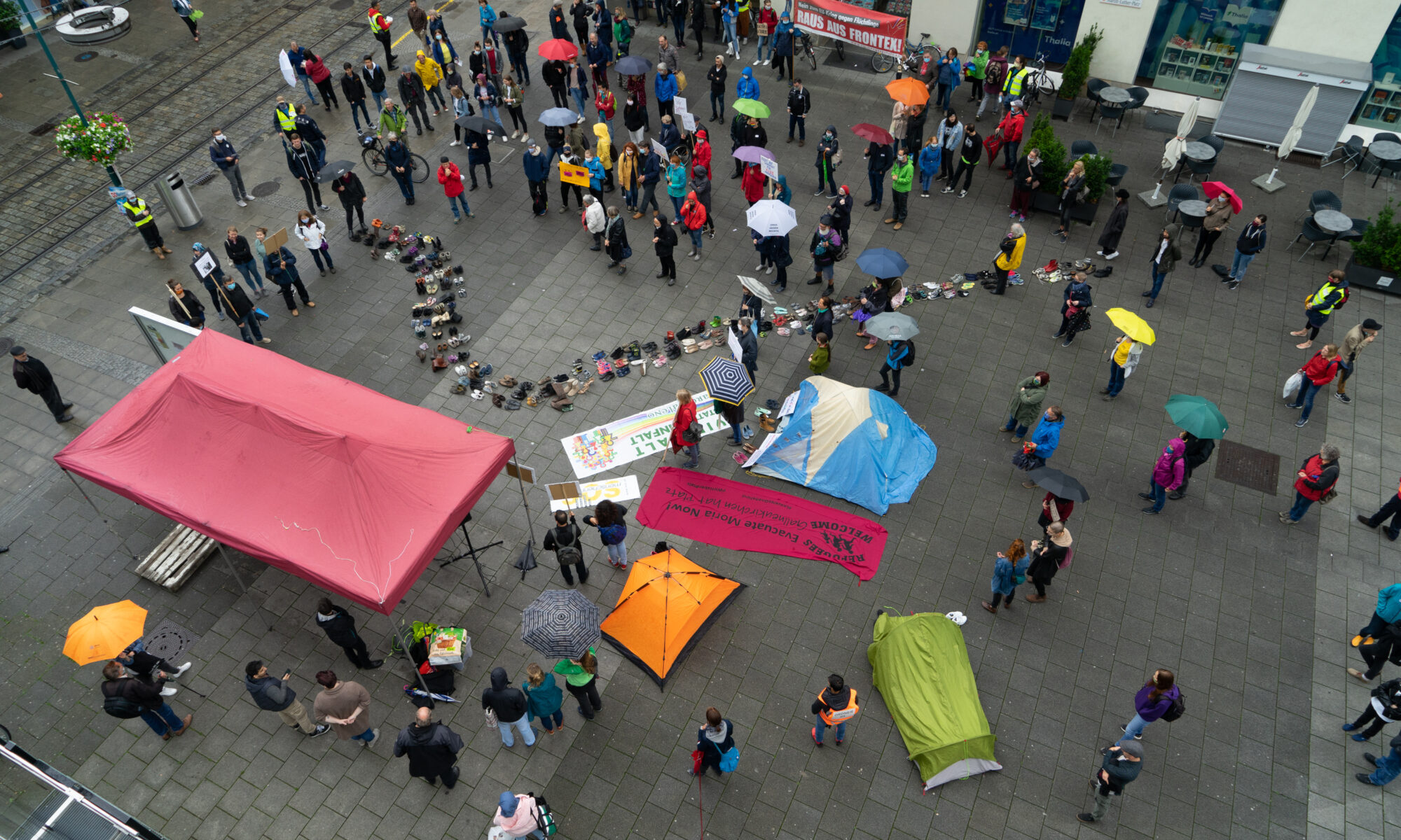 Umbrella March Linz - Plattform Solidarität