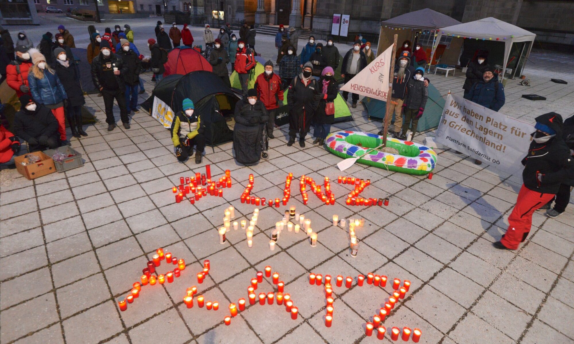 Umbrella March Linz - Plattform Solidarität