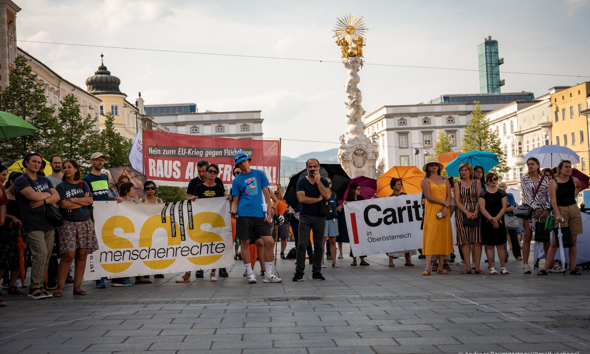 Umbrella March Linz - Plattform Solidarität